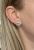 Modern Aquamarine and Diamond Stud Earrings