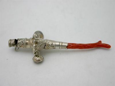 Sterling Silver Baby Rattle