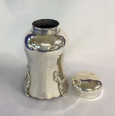 Sterling Silver Tea Caddy