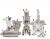 Sterling Silver, Crystal & Plate Collection