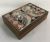 Sterling Silver & Enamel Top Rosewood Box