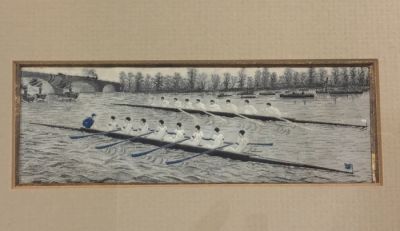 Stevengraph Pure Silk Woven Picture - The Final Spurt 