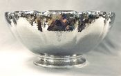 Substantial Silver Punch Bowl, Spanish, early 20th Century