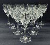 St. Louis Crystal Chantilly Clear Continental Goblet