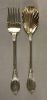 Tiffany Sterling Silver Serving Spoon and Fork