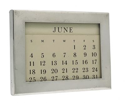 Tiffany & Co. Sterling Silver Perpetual Calendar