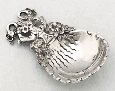 Tiffany & Co. Sterling Silver Swan Head Tea Caddy Spoon