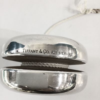 Tiffany & Co. Vintage Sterling Silver and Wood Yo-Yo