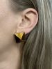 Vintage Tiger's Eye 14kt Earrings