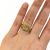 Triangular Rose Cut Diamond Ring