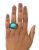 Turquoise Tulip Ring