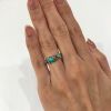Turquoise and Diamond Ring