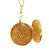 Vintage Diamond Star Medallion Locket with Chain