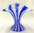 Venetian Glass Basket, Mid 20th Century, Made In Murano