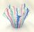 Venini Glass Multi Colour Ribbons “Fazzoletto” (Handkerchief) Bowl