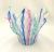 Venini Glass Multi Colour Ribbons “Fazzoletto” (Handkerchief) Bowl