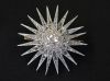 Victorian Diamond Starburst Brooch