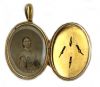 Victorian Emerald and Pearl 14kt Locket