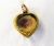 Victorian 1.15ct Garnet Heart Shaped Memorial Pendant