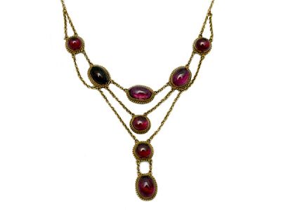 Victorian Garnet Necklace