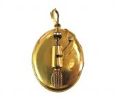 Victorian Gold Seed Pearl Locket