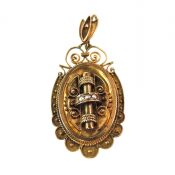Victorian Seed Pearl Locket