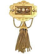 Victorian Pearl Brooch