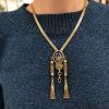 Victorian Pearl and Gold Necklace