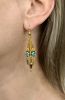 Victorian Turquoise Brooch Earrings Set