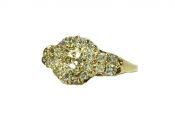 Victorian Yellow Diamond Ring