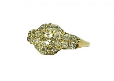 Victorian Yellow Diamond Ring