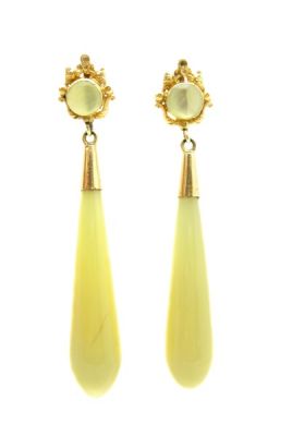 Victorian Agate Earrings