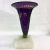 Victorian Amethyst Glass Trumpet Vases