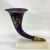 Victorian Amethyst Glass Trumpet Vases