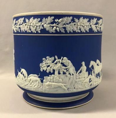Victorian Copeland Spode Jasperware Jardiniere