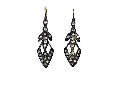 Victorian Diamond Drop Earrings
