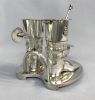 Victorian English Riding Motif Condiment Set, Dated 1869