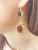 Victorian Garnet 9kt Earrings