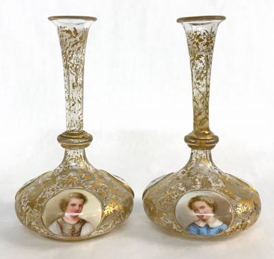 Victorian Gilded Scent Bottles 