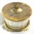 Victorian Gilt Metal & Crystal Biscuit Barrel