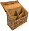 Victorian Hand Carved Stationery Box, American, circa 1890-1900