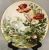 Victorian Hand Painted Cabinet Plates of Wild Flowers & Butterflies