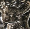 Victorian Heart Shape Sterling Silver Dresser Box