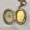 Victorian Locket With Seed Pearls & Original Chain