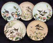 Victorian Luncheon Plates by George Jones & Sons