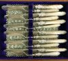 Victorian Mother of Pearl & Silver Plate Dessert Service