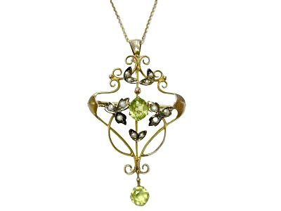 Antique Peridot Pendant