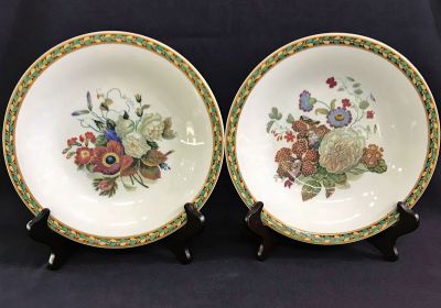 Victorian Prattware Transfer Ware Plates