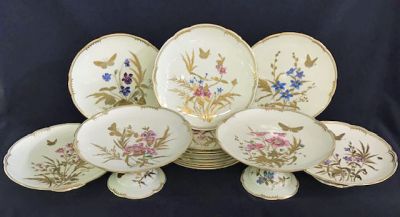 Victorian Royal Crown Derby Dessert Service