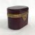 Victorian Ruby Flash Comfit Box with Gilt Metal Frame